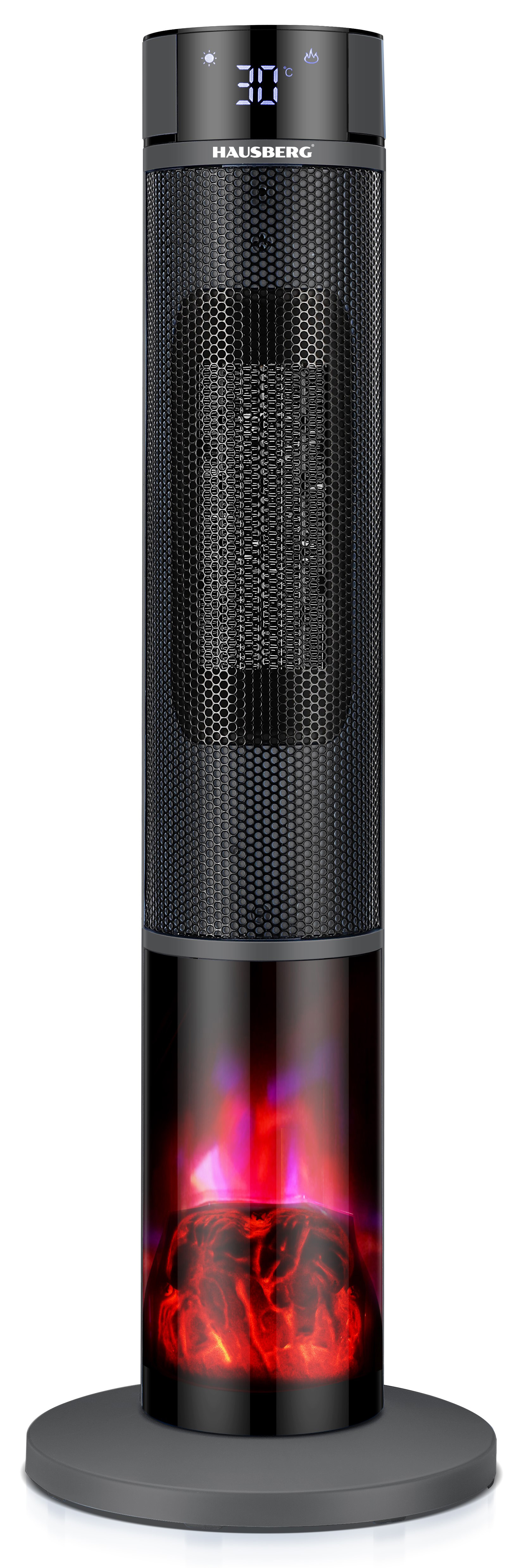 DIGITAL FIREPLACE HEATER WITH FAN